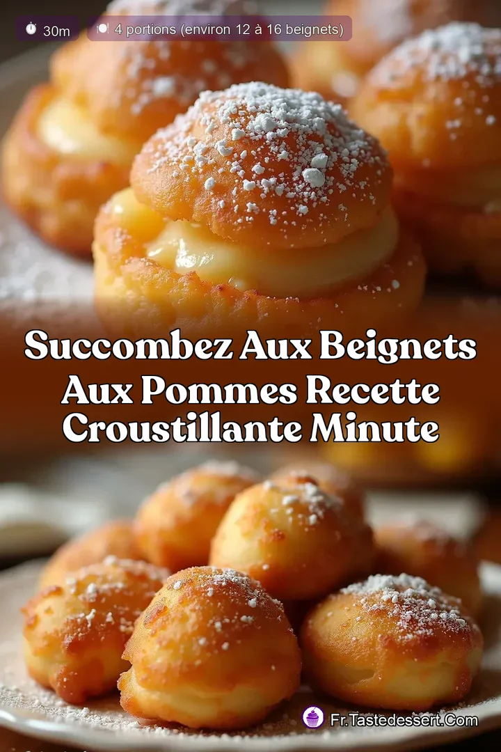 Succombez aux Beignets aux Pommes Recette Croustillante Minute