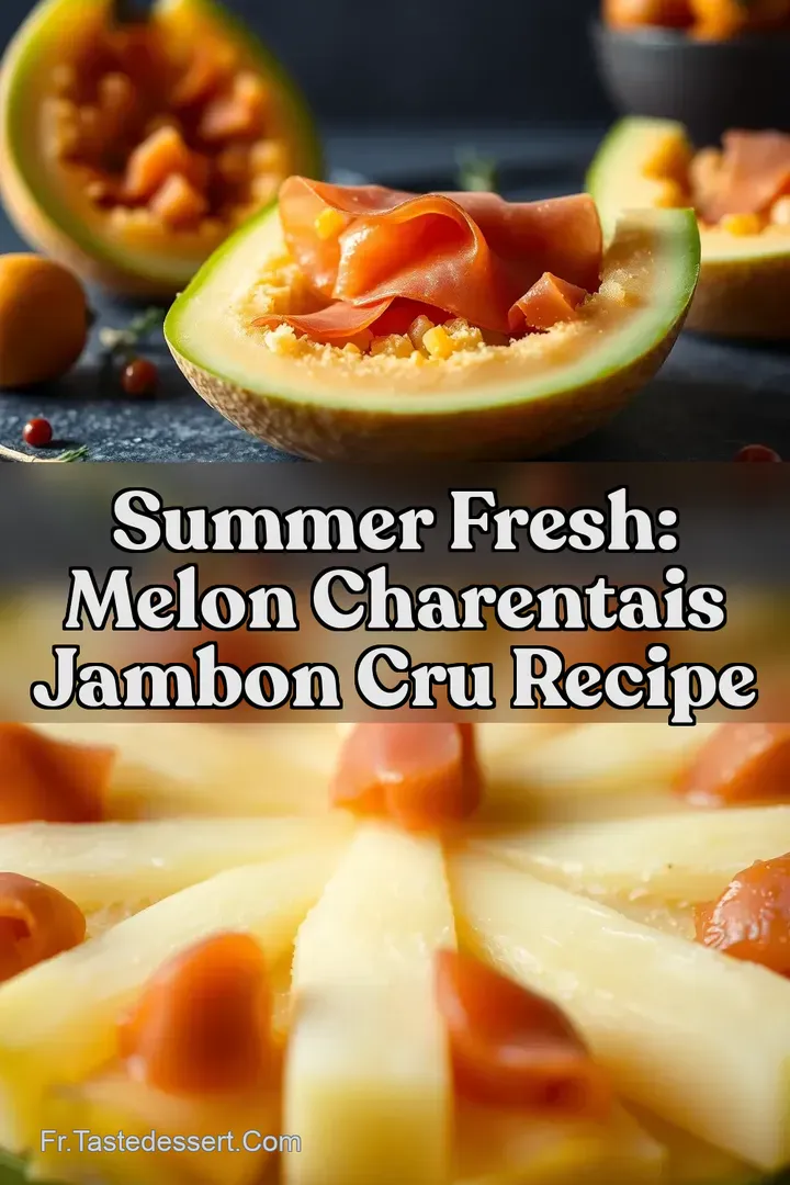 Summer Fresh: Melon Charentais Jambon Cru Recipe