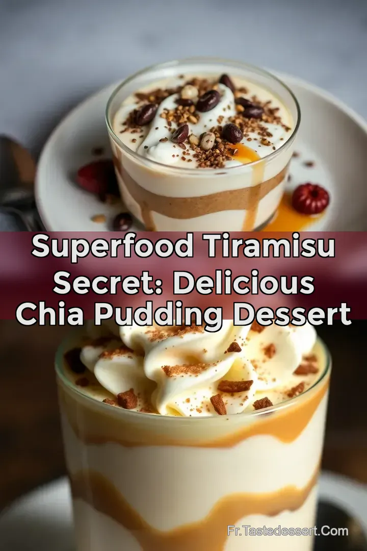 Superfood Tiramisu Secret: Delicious Chia Pudding Dessert