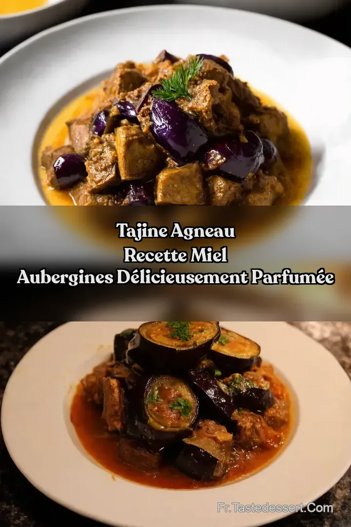 Tajine Agneau Recette Miel Aubergines D&eacute;licieusement Parfum&eacute;e