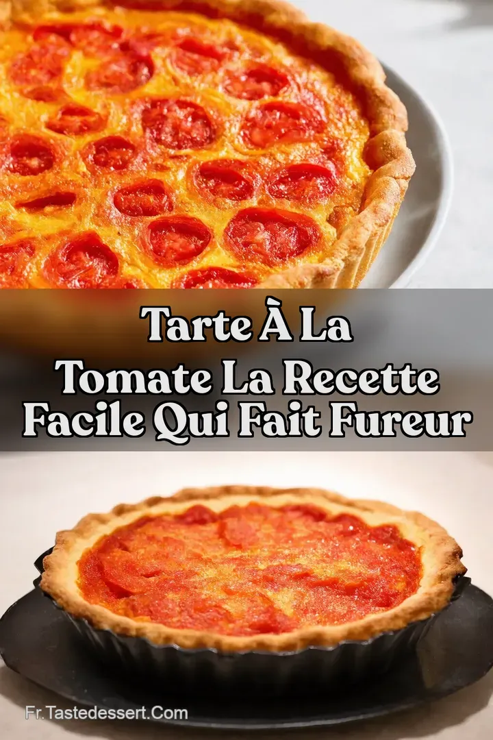 Tarte &agrave; la Tomate La Recette Facile Qui Fait Fureur