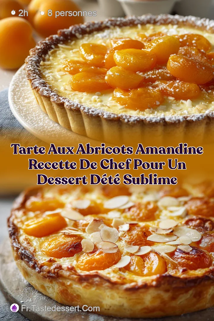 Tarte aux Abricots Amandine Recette de Chef pour un Dessert d&Eacute;t&eacute; Sublime