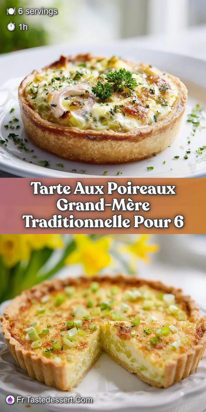 Close-up of a savory leek tart, revealing its creamy filling and perfectly browned, flaky crust. Textural delight.