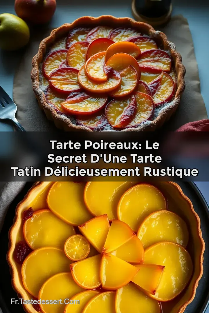 Tarte Poireaux: Le Secret d une Tarte Tatin D&eacute;licieusement Rustique