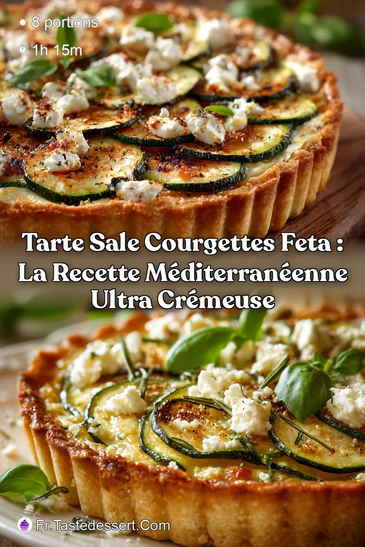 Tarte Sale Courgettes Feta : La Recette M&eacute;diterran&eacute;enne Ultra Cr&eacute;meuse