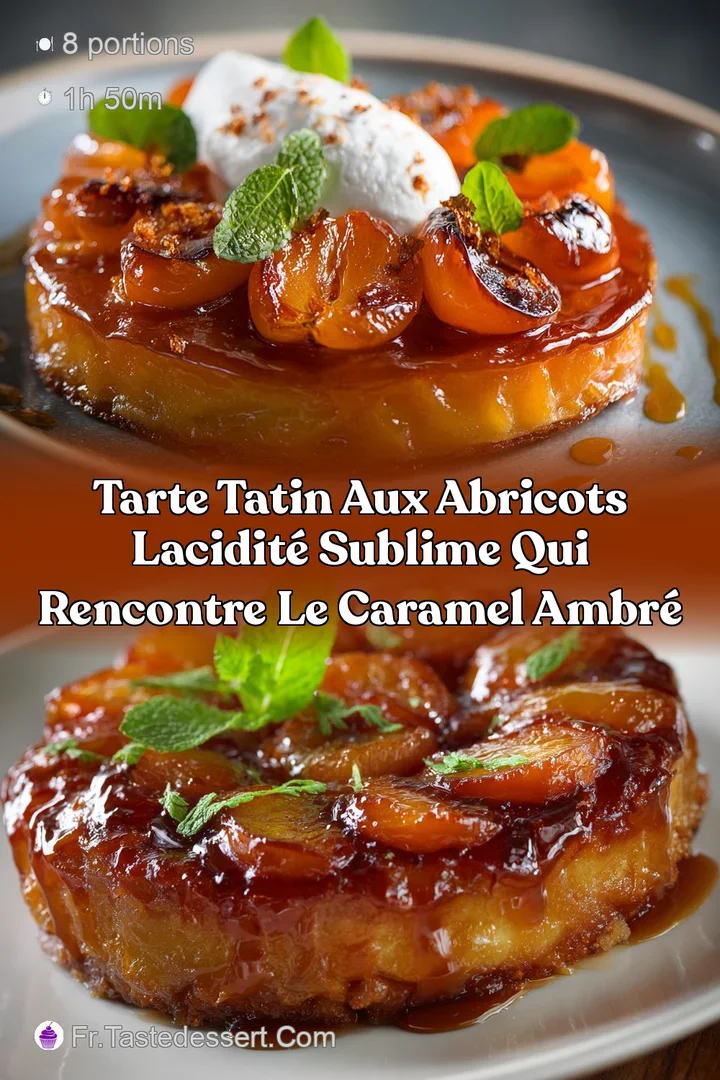 Tarte Tatin aux Abricots Lacidit&eacute; sublime qui rencontre le caramel ambr&eacute;