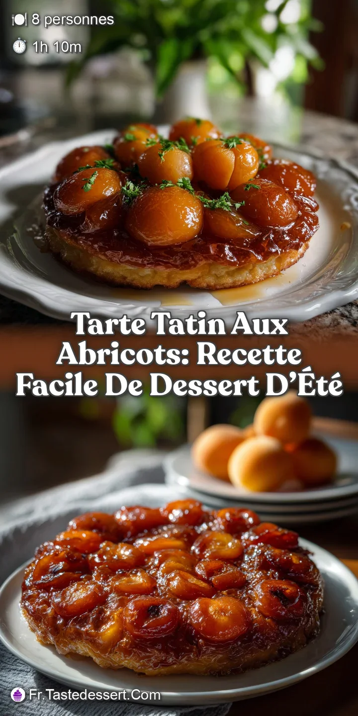 Tarte Tatin Aux Abricots: Recette Facile De Dessert D&rsquo;&eacute;t&eacute;