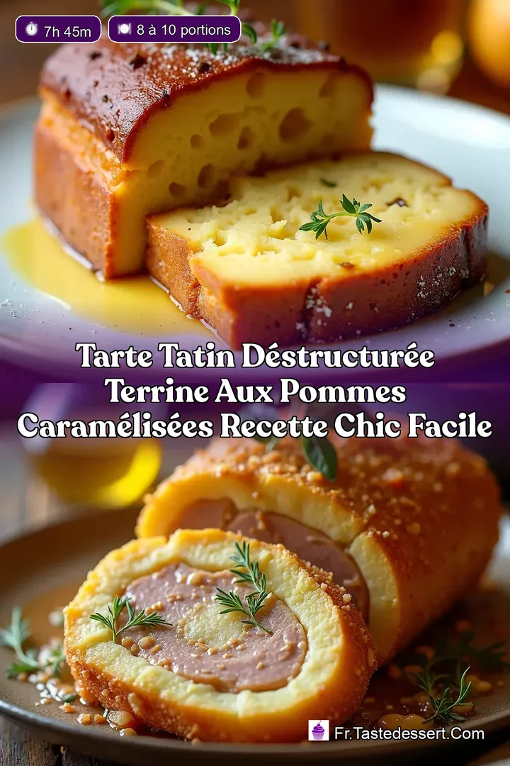 Tarte Tatin D&eacute;structur&eacute;e Terrine aux Pommes Caram&eacute;lis&eacute;es Recette Chic Facile