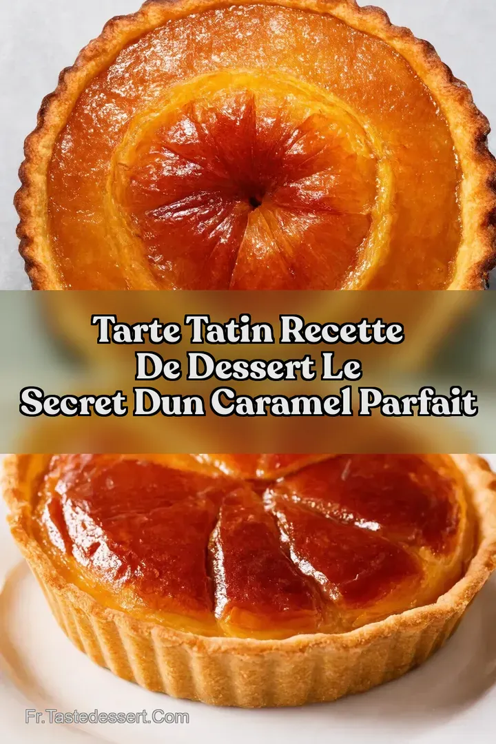 Tarte Tatin recette de dessert Le Secret dun Caramel Parfait