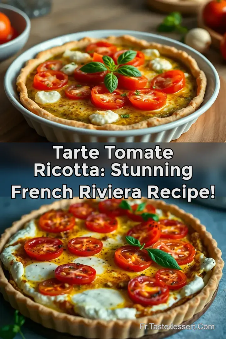 Tarte Tomate Ricotta: Stunning French Riviera Recipe!
