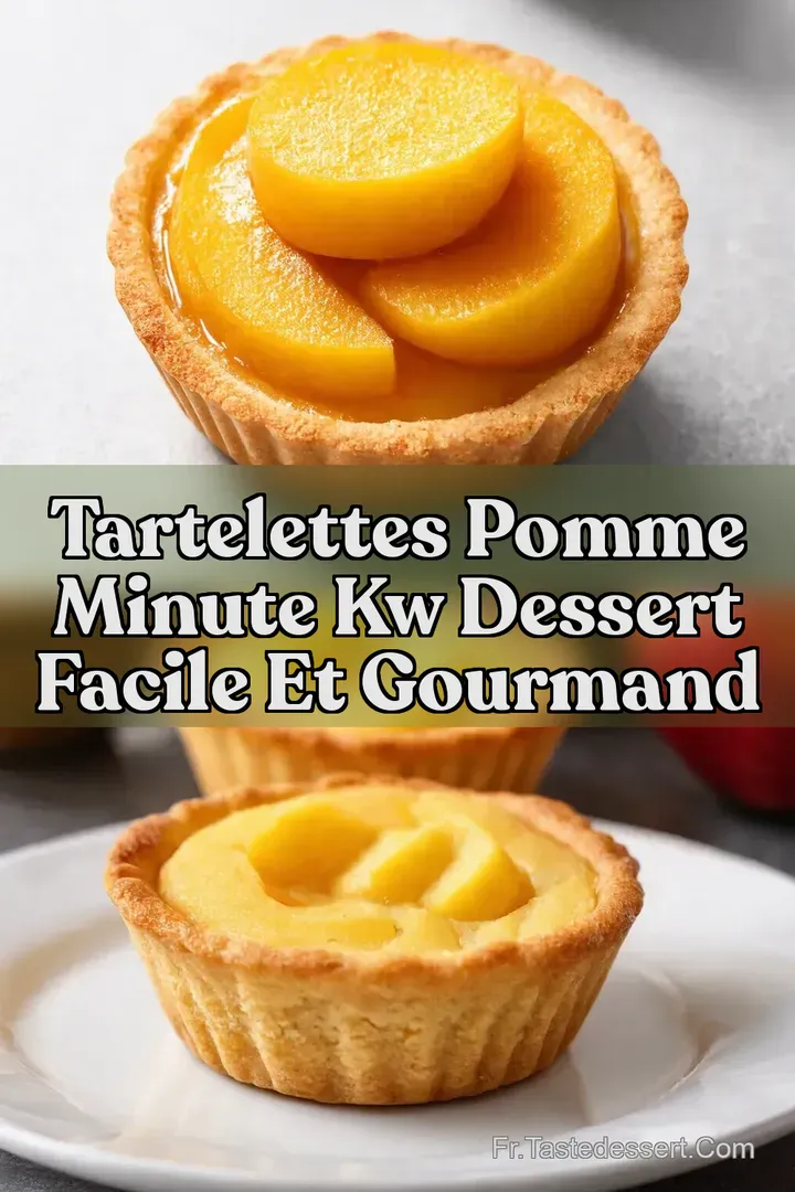Tartelettes Pomme Minute kw Dessert Facile et Gourmand