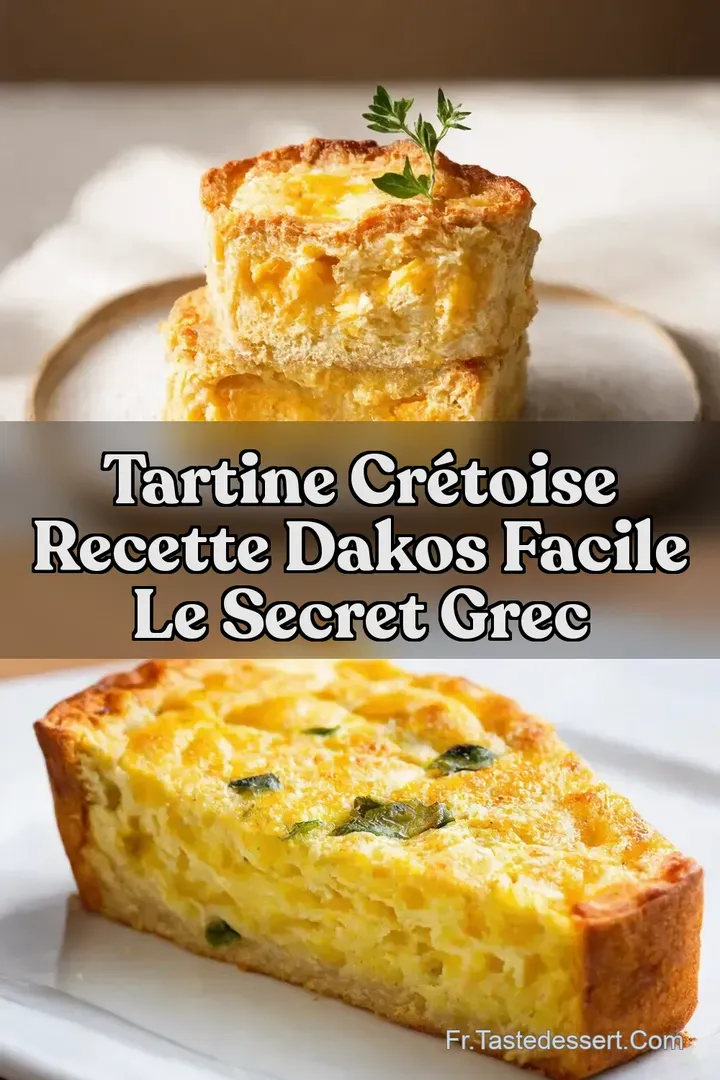 Tartine cr&eacute;toise recette Dakos facile Le secret grec
