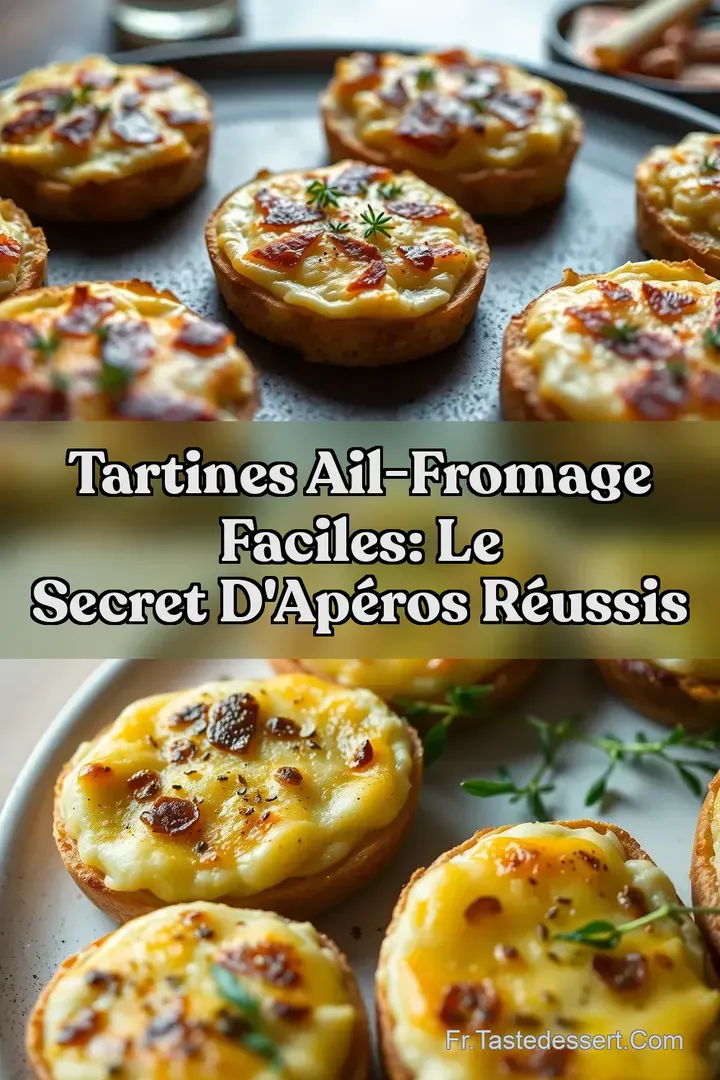 Tartines Ail-Fromage Faciles: Le Secret d Ap&eacute;ros R&eacute;ussis