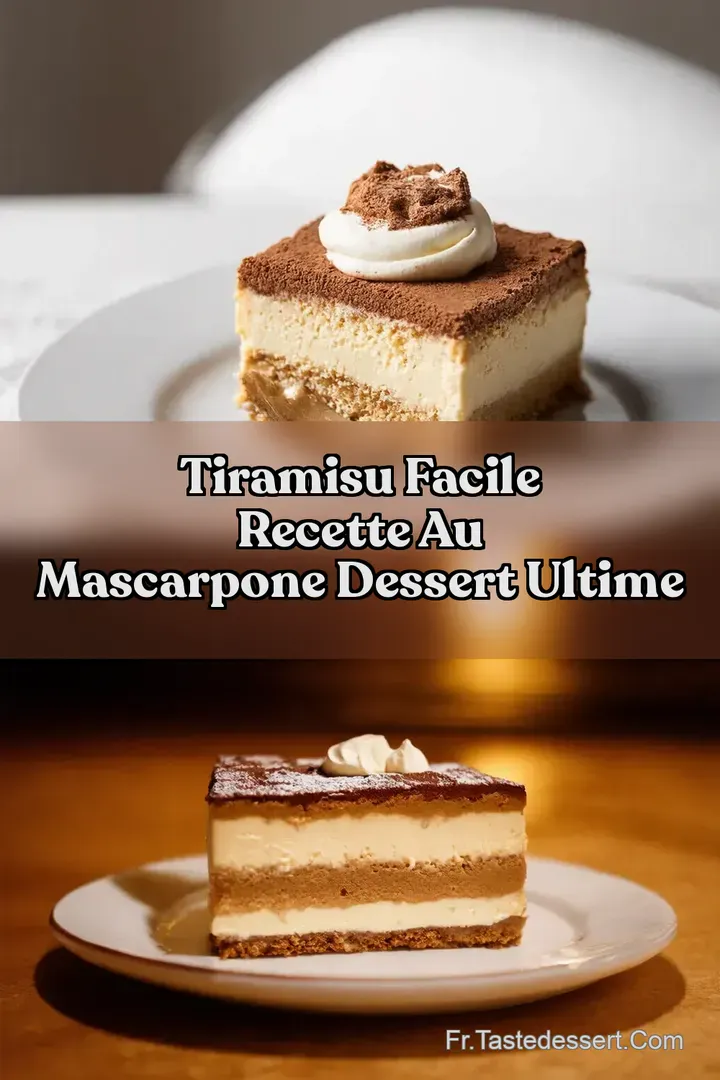 Tiramisu Facile Recette au Mascarpone Dessert Ultime