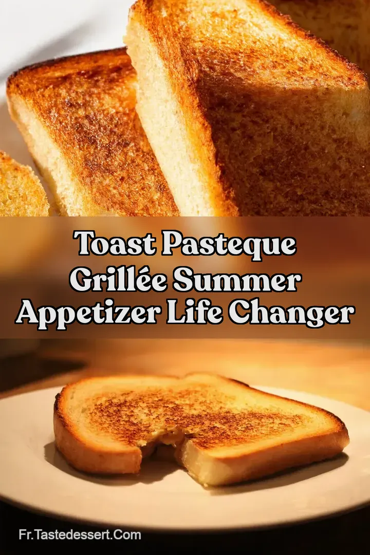 Toast Pasteque Grill&eacute;e Summer Appetizer Life Changer