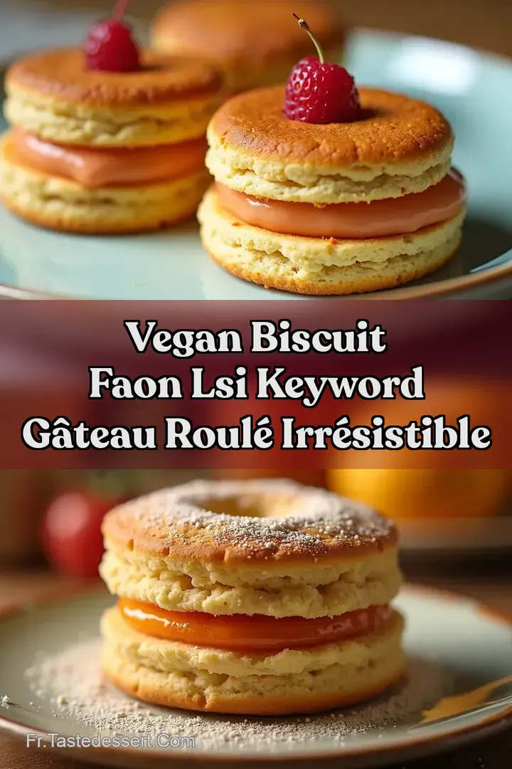 Vegan Biscuit Faon LSI Keyword G&acirc;teau Roul&eacute; Irr&eacute;sistible