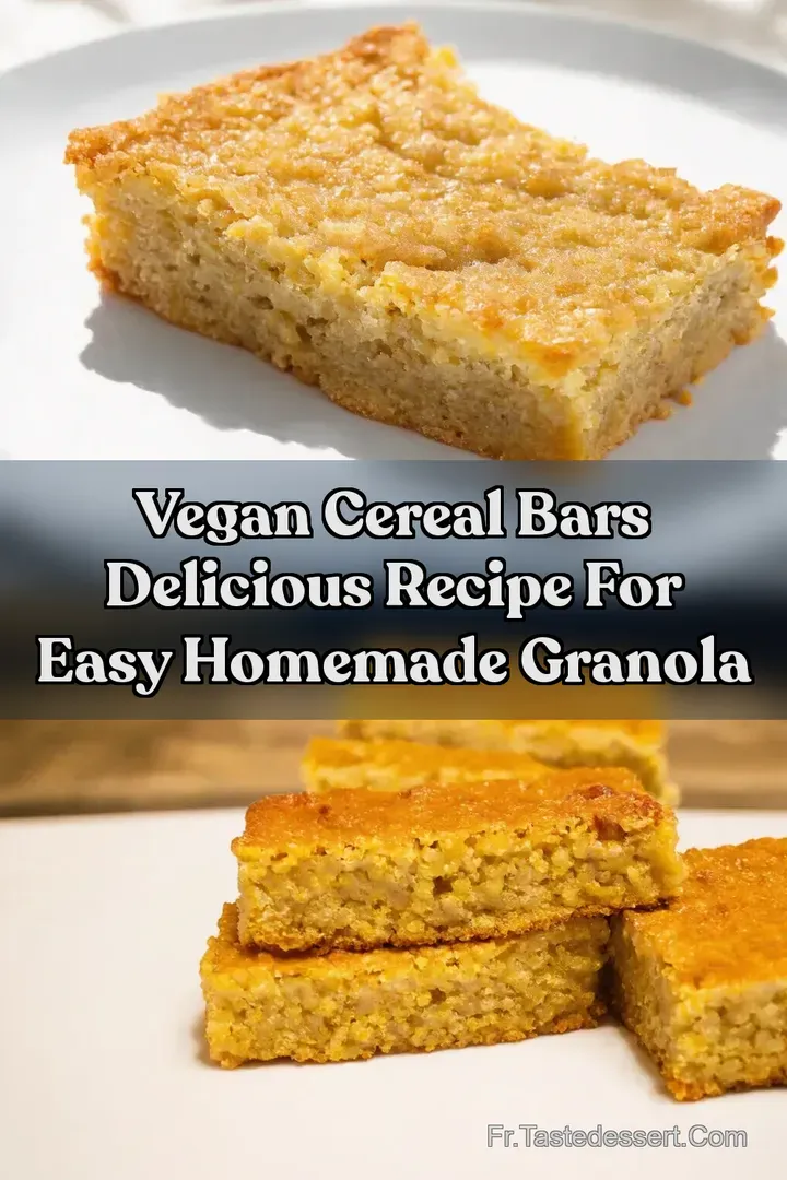 Vegan Cereal Bars Delicious Recipe for Easy Homemade Granola