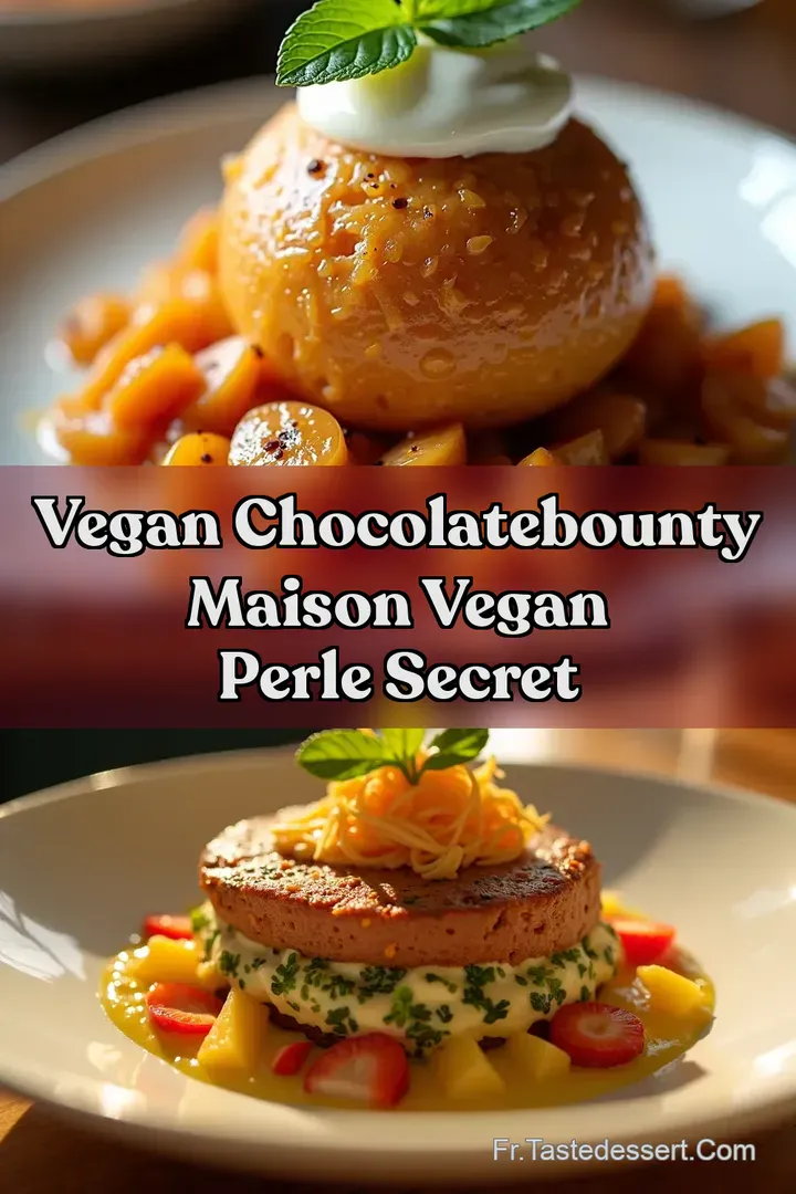 Vegan ChocolateBounty Maison Vegan Perle Secret