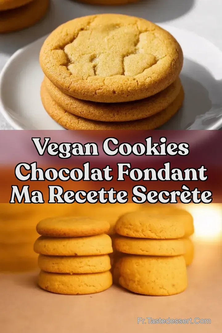 Vegan Cookies Chocolat fondant ma recette secr&egrave;te