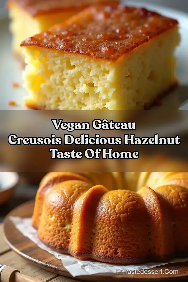 Vegan G&acirc;teau Creusois Delicious Hazelnut Taste of Home