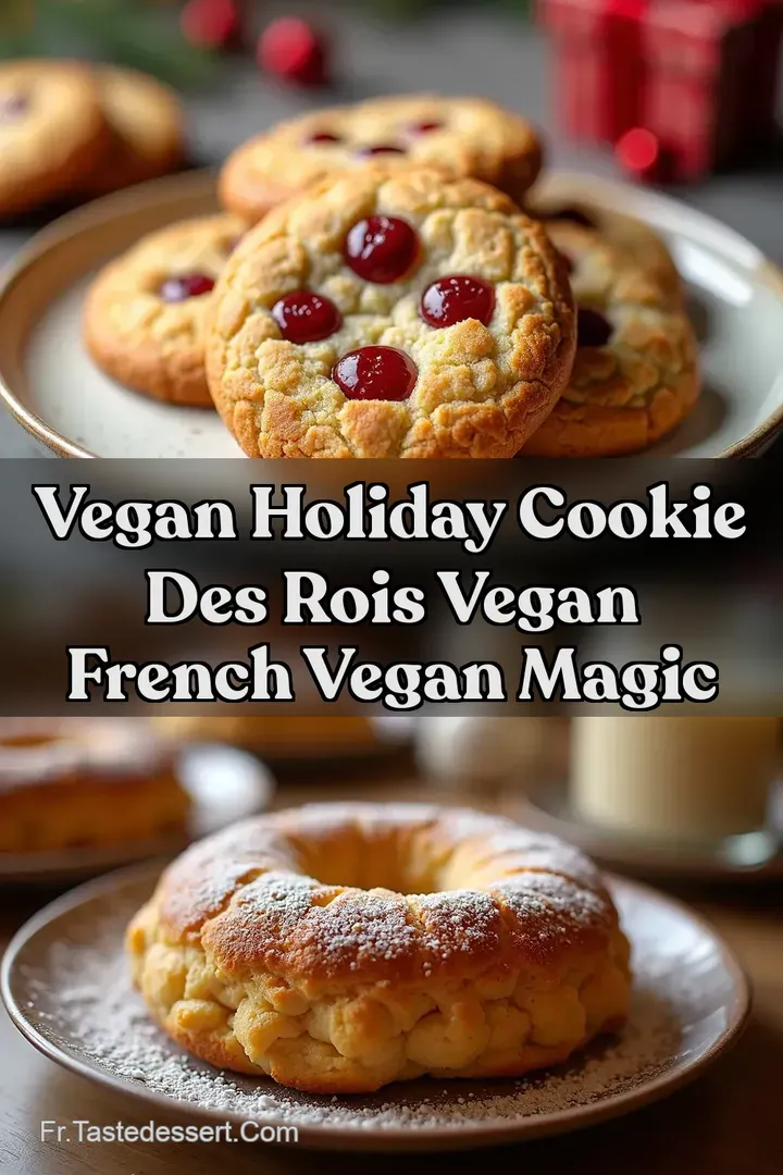 Vegan Holiday Cookie des rois vegan French Vegan Magic