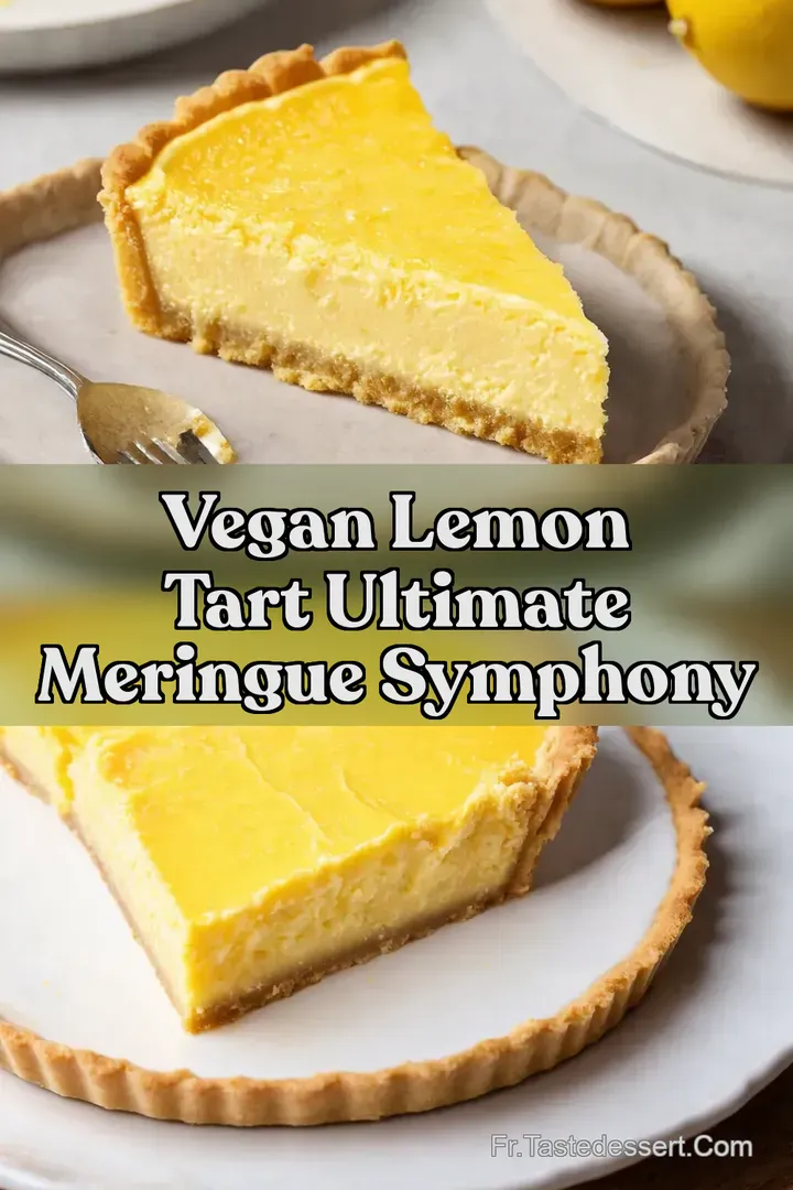 Vegan Lemon Tart Ultimate Meringue Symphony