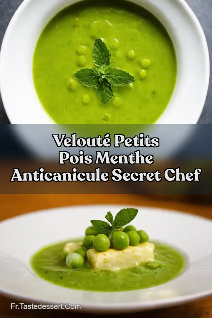 Velout&eacute; Petits Pois Menthe AntiCanicule Secret Chef