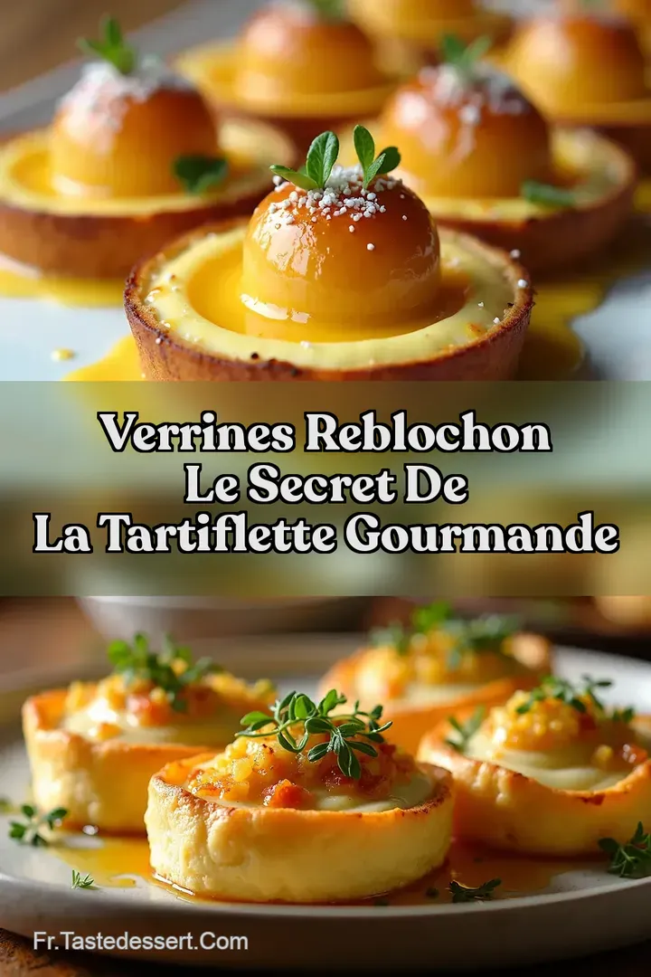 Verrines Reblochon Le Secret de la Tartiflette Gourmande