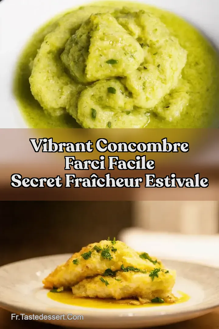 Vibrant Concombre Farci Facile Secret Fra&icirc;cheur Estivale