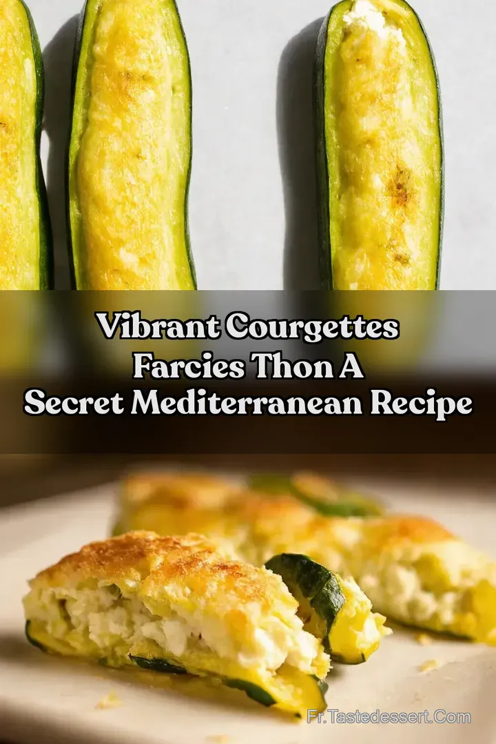 Vibrant Courgettes Farcies Thon A Secret Mediterranean Recipe