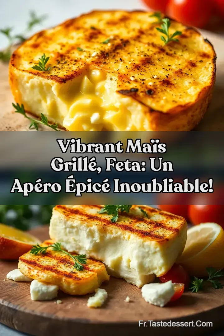 Vibrant Ma&iuml;s Grill&eacute; Feta: Un Ap&eacute;ro &Eacute;pic&eacute; Inoubliable!