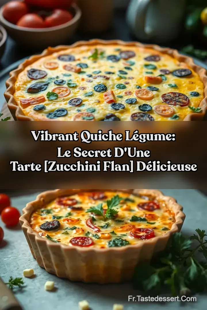 Vibrant Quiche L&eacute;gume: Le Secret d Une Tarte [Zucchini Flan] D&eacute;licieuse