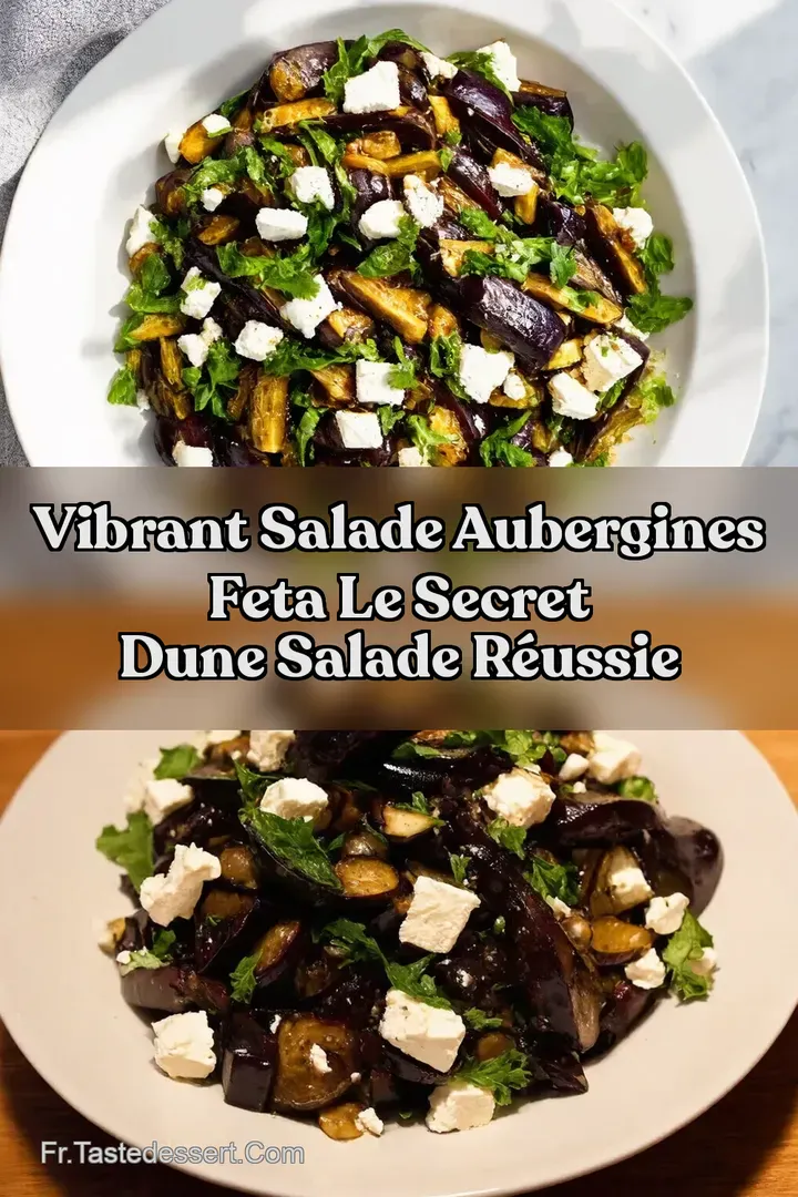 Vibrant Salade Aubergines Feta Le Secret dune Salade R&eacute;ussie