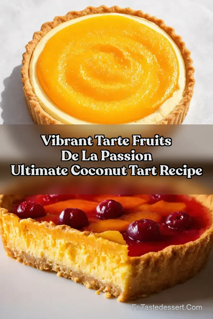 Vibrant Tarte Fruits De La Passion Ultimate Coconut Tart Recipe
