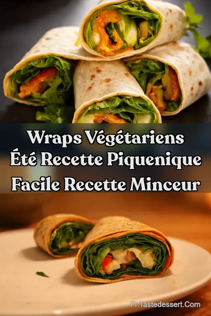 Wraps V&eacute;g&eacute;tariens &Eacute;t&eacute; Recette PiqueNique Facile Recette Minceur