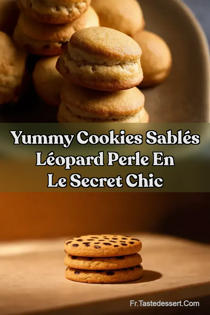 Yummy Cookies Sabl&eacute;s L&eacute;opard Perle en Le Secret Chic