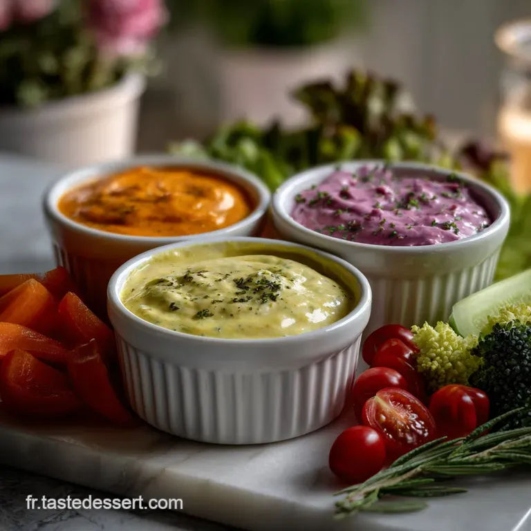 Nos 4 Sauces L&eacute;g&egrave;res Au Yaourt Parfaites presentation