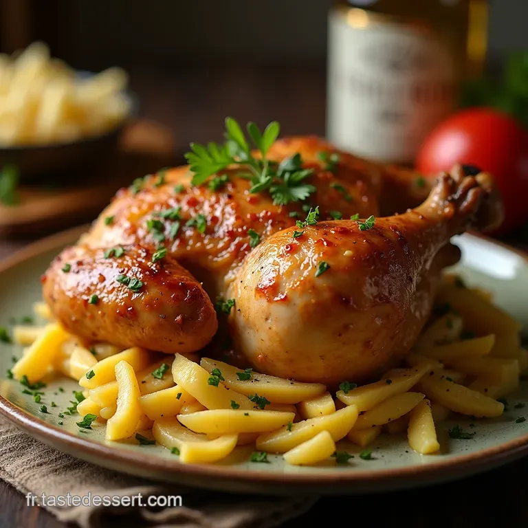 Le Poulet R&ocirc;ti Minute Du Dimanche Soir Saveurs De Provence Sous Cloche presentation