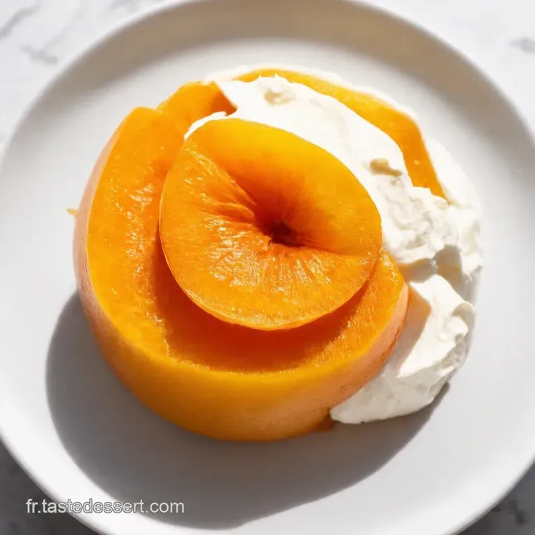 Abricots R&ocirc;tis et Chantilly Divine au Reblochon