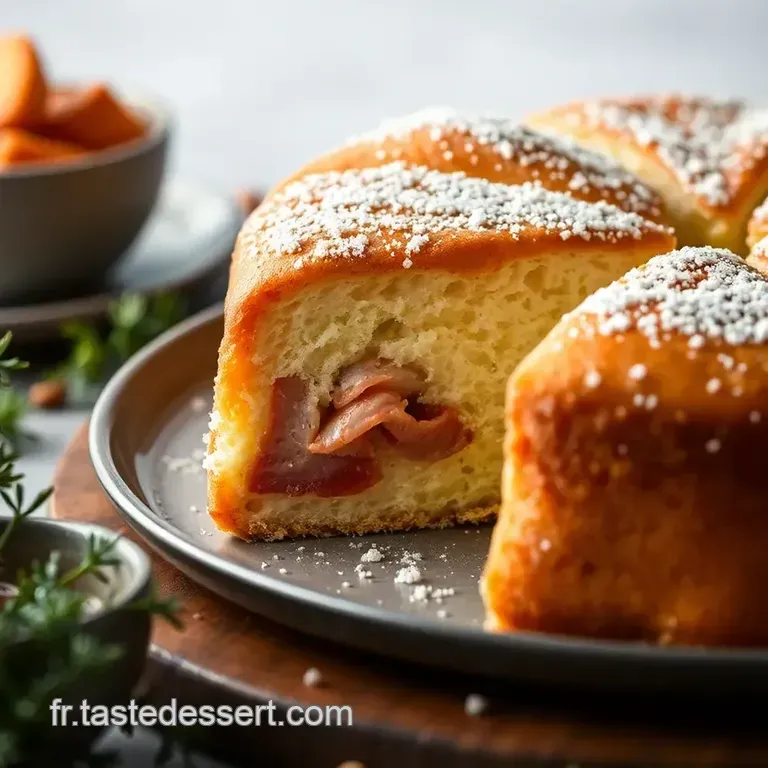 Airfryer Ham & Olive Cake: the Easiest Ap&eacute;ro Ever! presentation