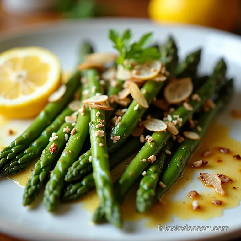 Asperges Vertes Grill&eacute;es Coup de Soleil Le Secret du Croquant et du Parfum Citronn&eacute;