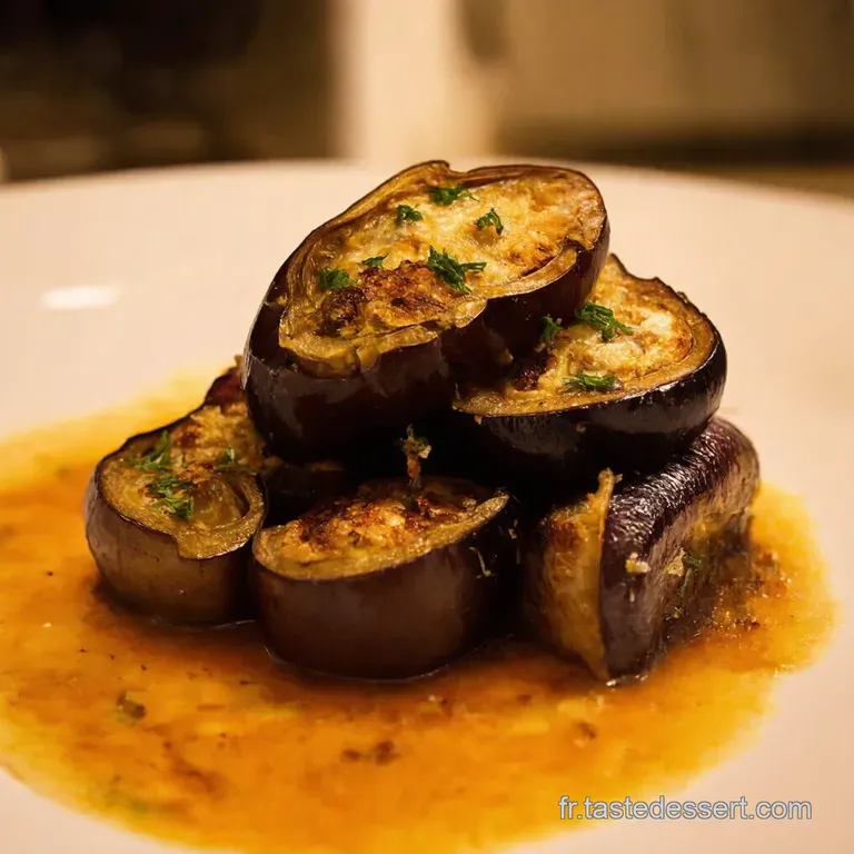 Aubergines R&ocirc;ties Toutes Simples Aux Tomates Et Fromage presentation