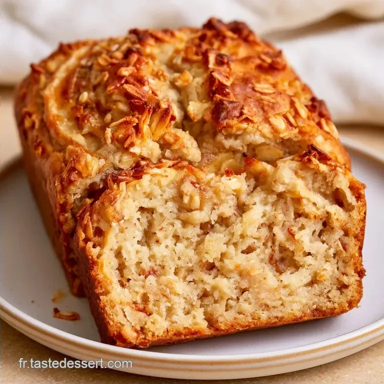 Banana Bread Aux Flocons Davoine au Sirop d &Eacute;rable