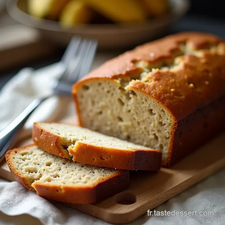 Banana Bread Facile aux P&eacute;pites de Chocolat