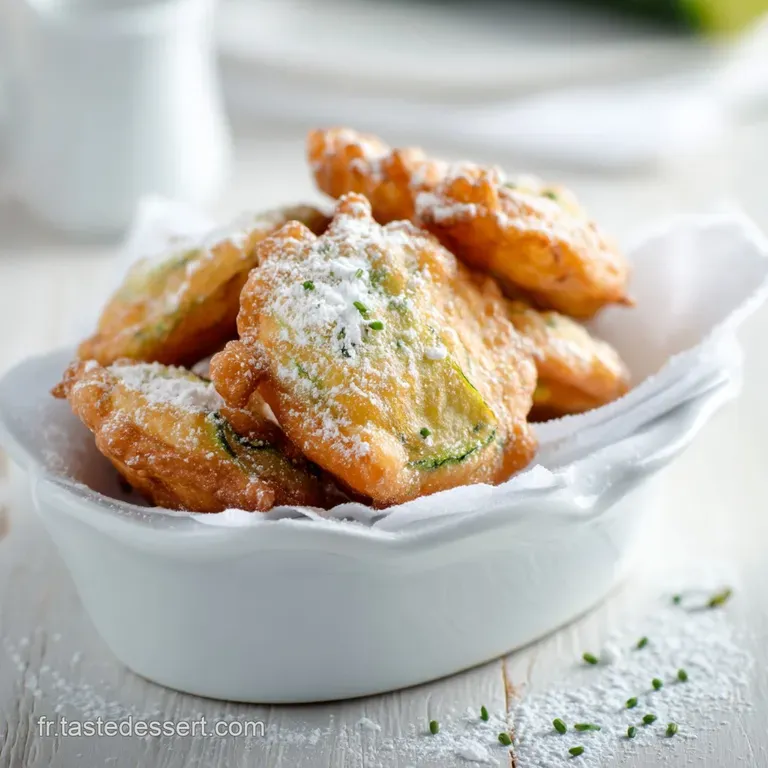 Beignets De Courgettes M&eacute;diterran&eacute;ens &Agrave; La Grecque Faciles presentation