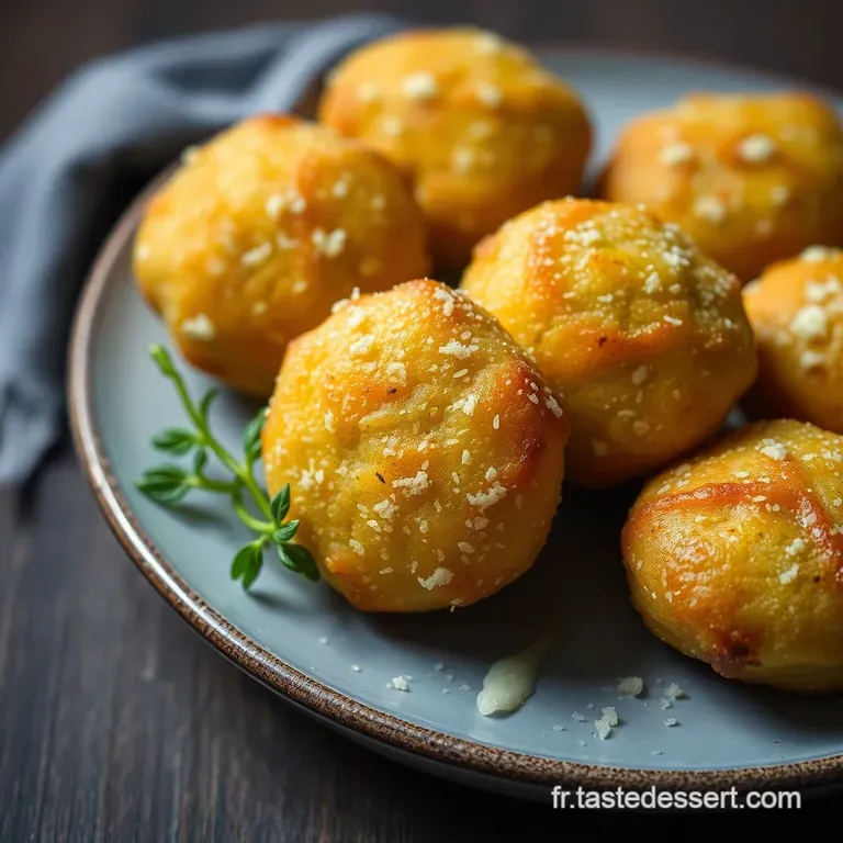 Beignets De Courgette Croustillants Au Parmesan Et Airfryer presentation