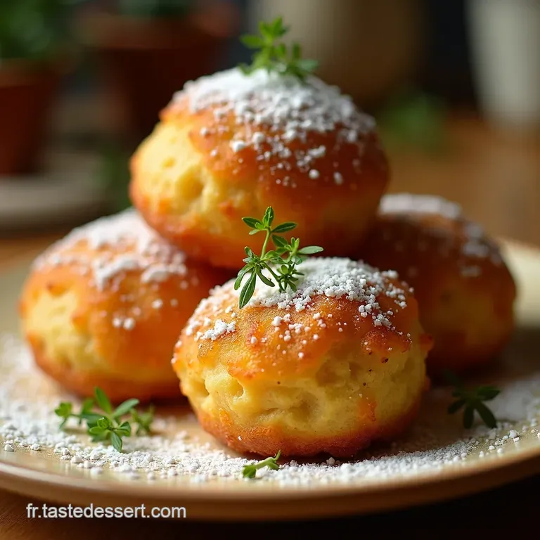 Beignets De Courgettes Comme Un Nuage presentation