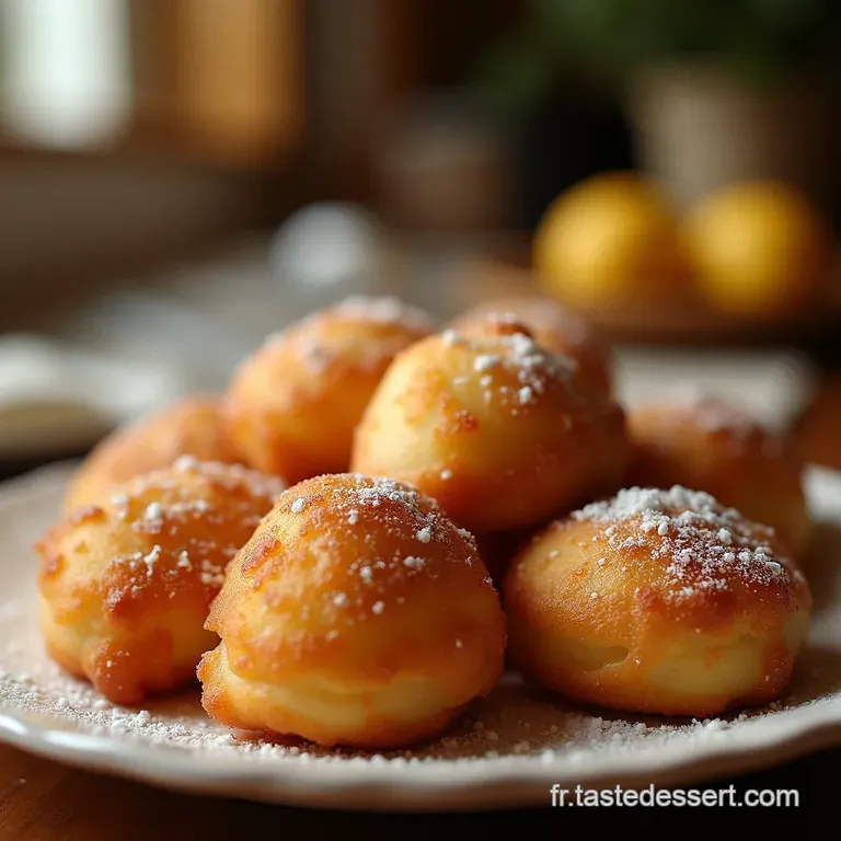 Beignets Aux Pommes Express La Recette Minute Des Gourmands presentation