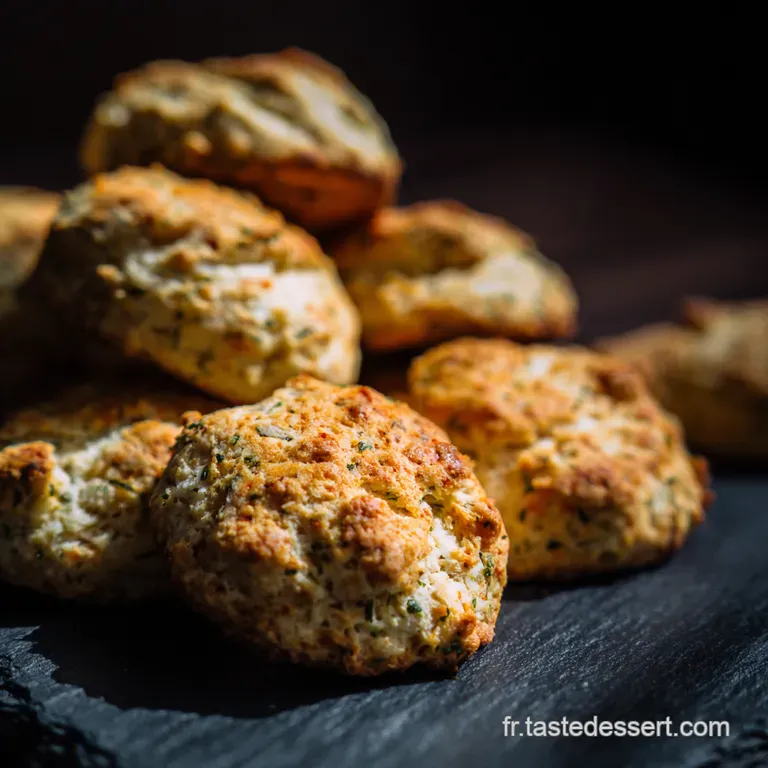 Biscuits Ap&eacute;ritif Au Fromage Fa&ccedil;on Ottolenghi presentation