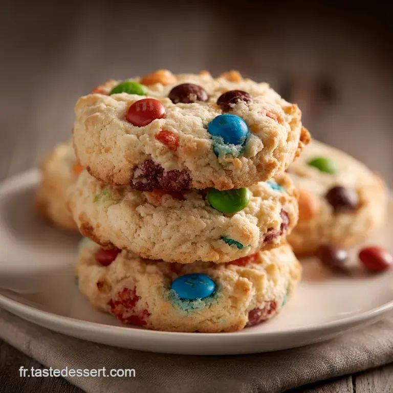 Biscuits Aux Mms P&eacute;pite Arcenciel Lirresistible Go&ucirc;ter Am&eacute;ricain presentation
